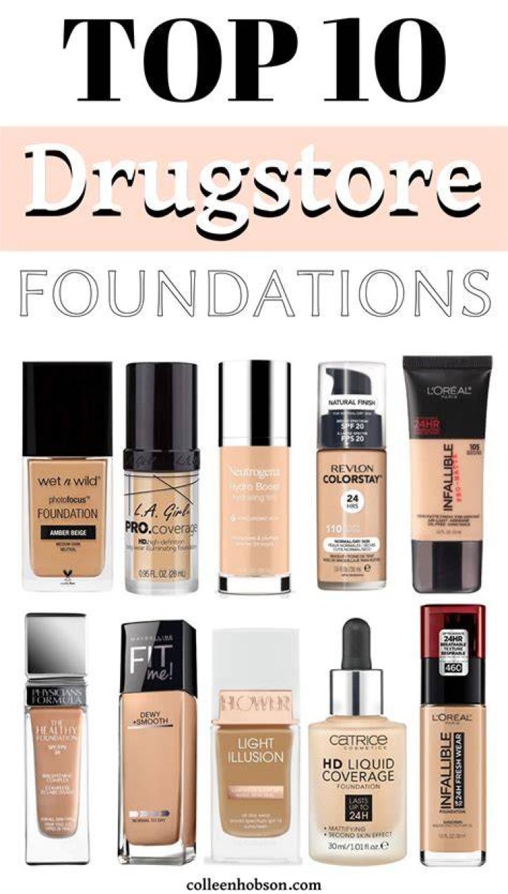 10 Best Drugstore Foundations For Dry Skin A Beauty Edit