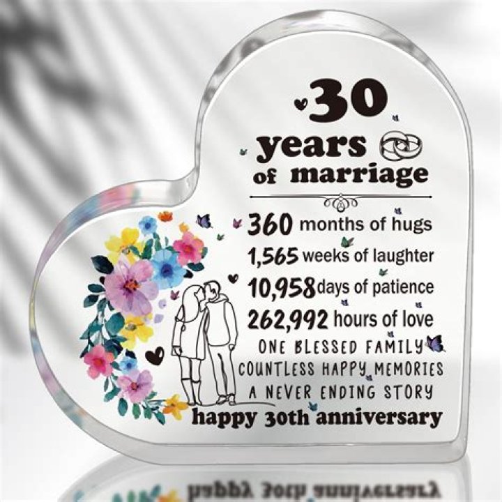 30 Best 30th Wedding Anniversary Gifts