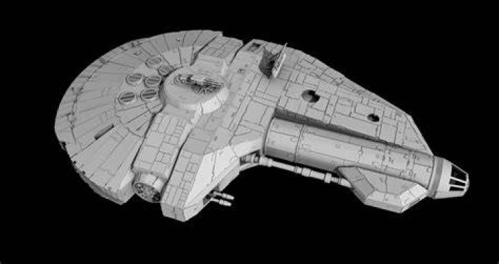 A Corellian transport ship from Star Wars