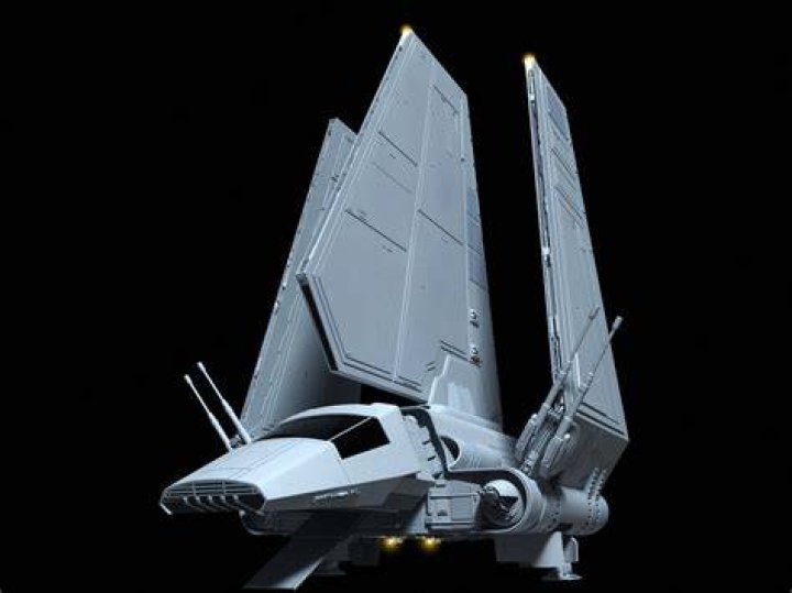 A Lambda class shuttle from Star Wars