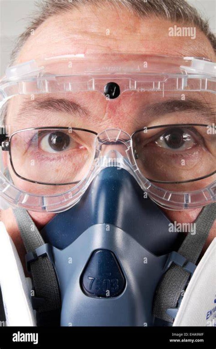 a man wearing goggles a man wearing goggles