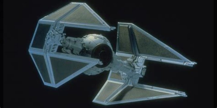 A TIE Interceptor craft from Star Wars