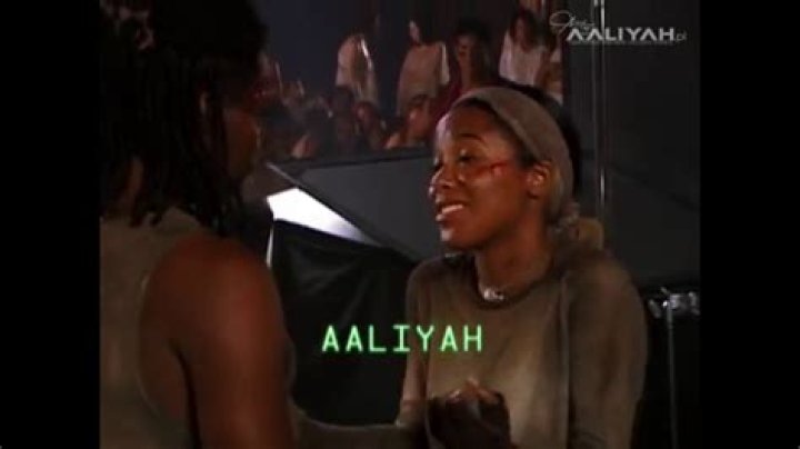 Aaliyah as Zee in The Matrix Reloaded with Link