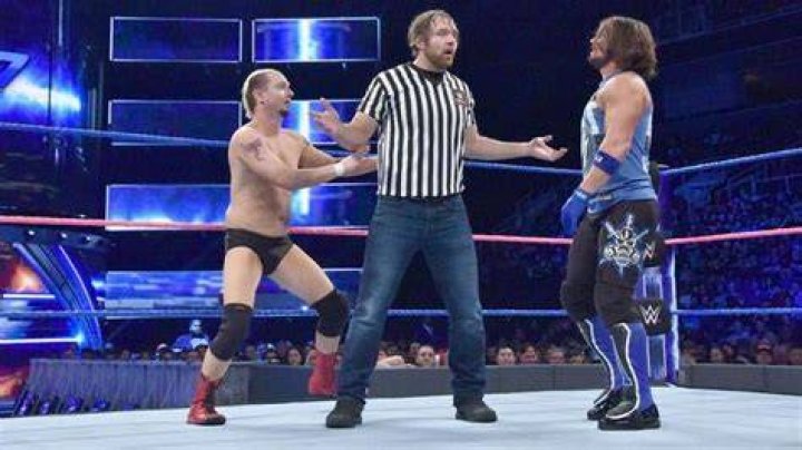 AJ Styles v Dean Ambrose v John Cena No Mercy 2016 Cropped