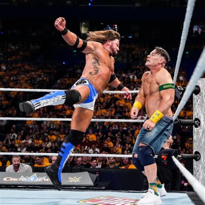 AJ Styles Vs John Cena