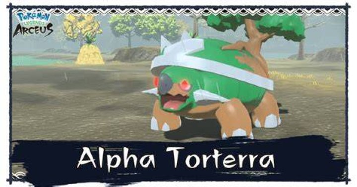 Alpha Torterra's Location In Pok&eacute;mon Legends: Arceus