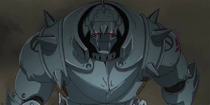 Alphonse looking angry in Fullmetal Alchemist
