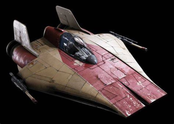 An A-Wing starfighter from Star Wars