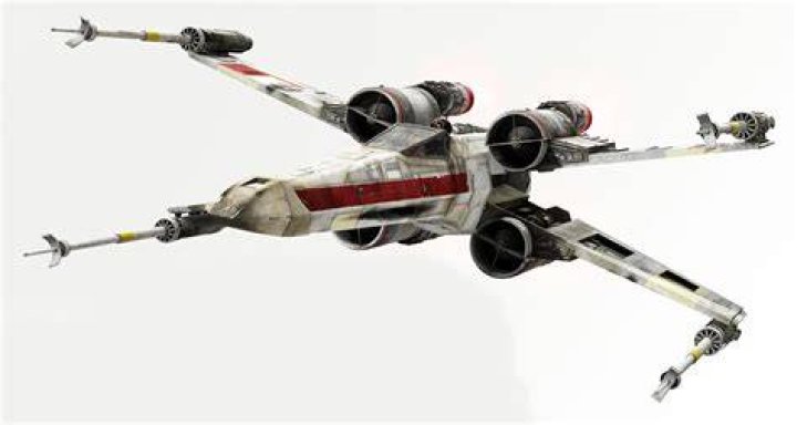 An X-Wing starfighter from Star Wars