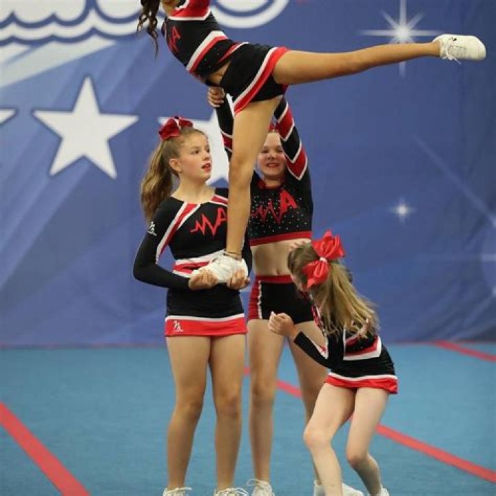 Andy at cheerleading practice in The Goonies