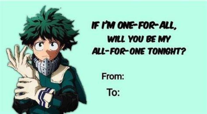 100+ Best Anime Pick-Up Lines (By True Otaku Fans) 9 Anime Pick-Up Lines BNHA - 100+ Best Anime Pick-Up Lines (By True Otaku Fans)