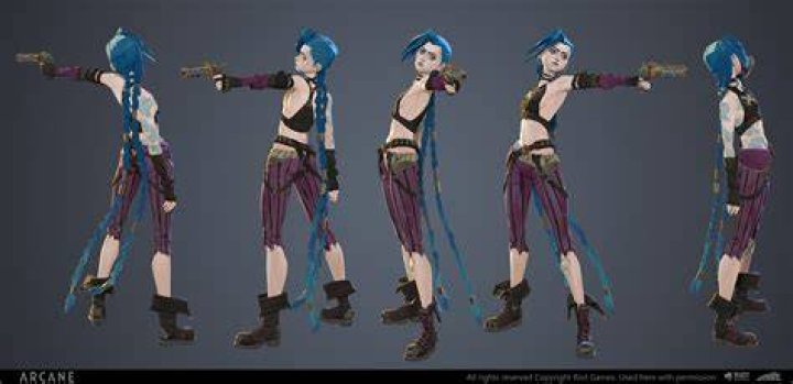 ARCANE Jinx Modeling & Texturing, Thibaut on ArtStation at