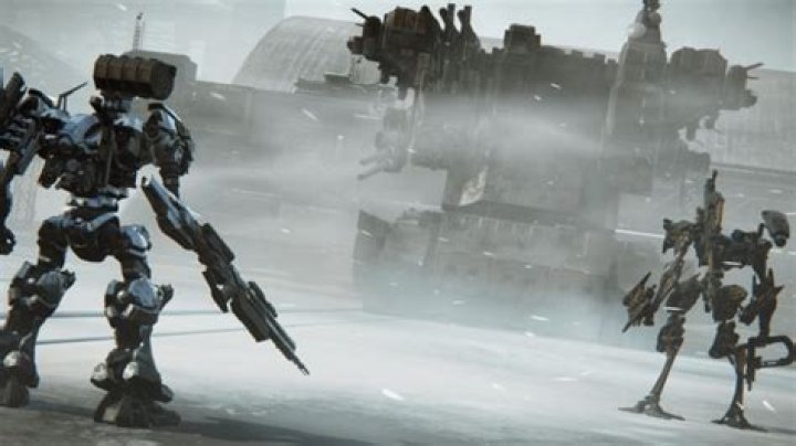 Armored Core 6 Mech Fighting Sea Spider Boss in Fight From the End of Chapter 2