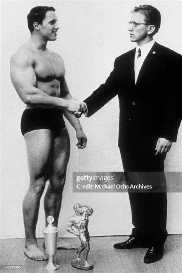 austria circa 1966 young bodybuilder arnold schwarzenegger wins a competition circa 1966 in austria photo by michael ochs archivesgetty images
