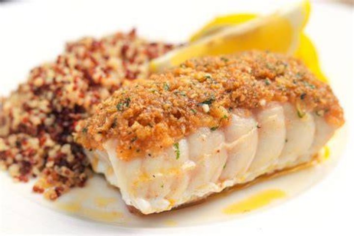 Baked snapper with chilli and garlic marinade