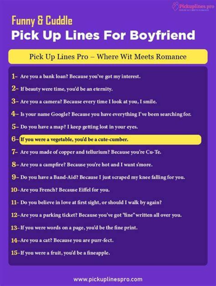 Best Chat Up Lines To Use On A Night Out