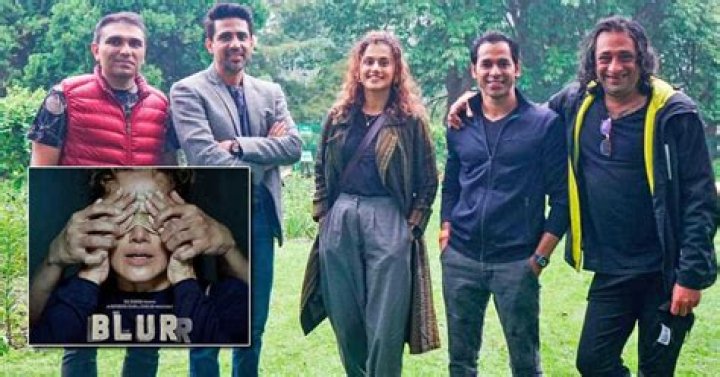 Blurr: Taapsee Pannu, Gulshan Devaiah turn up in style for the film's screening