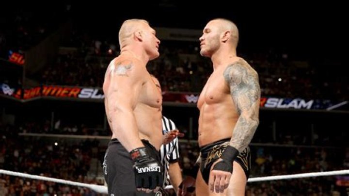 Brock Lesnar Vs Randy Orton 