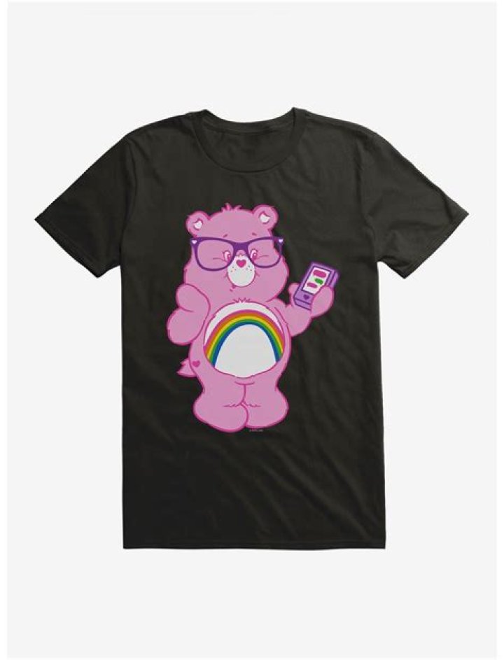 Care Bears Cheer Bear Texting Womens TShirt in 2022 T shirts for