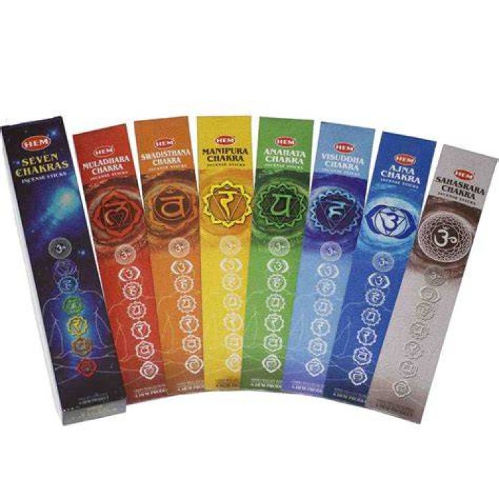 Chakras Incense Sticks Set