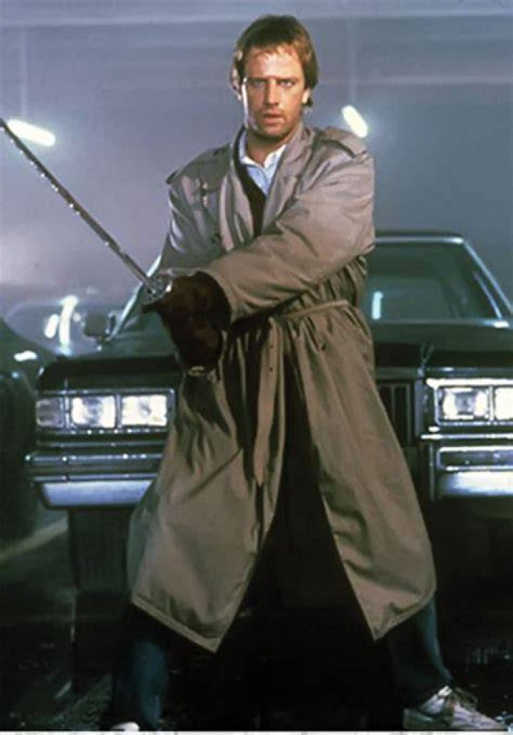 Christopher Lambert as Connor MacLeod in the first Highlander film.