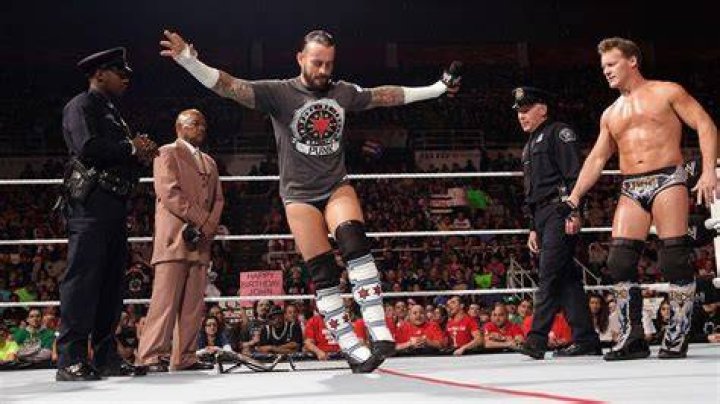 CM Punk Takes A Field Sobriety Test with Chris Jericho (WWE Raw 4/23/2012)