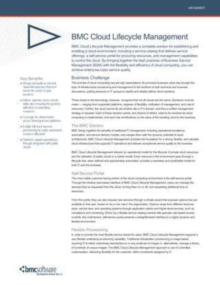 Creating a service offering - Documentation for BMC Cloud Lifecycle Management 4.6