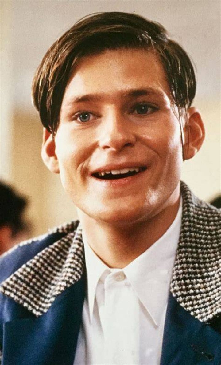 Crispin Glover as George McFly Looking Serious in Back To The Future