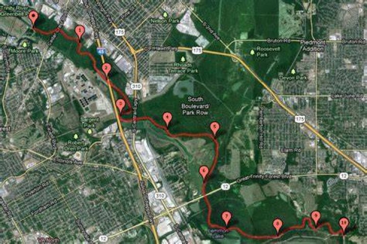 Dallas Trinity Trails Bluff Is Finished