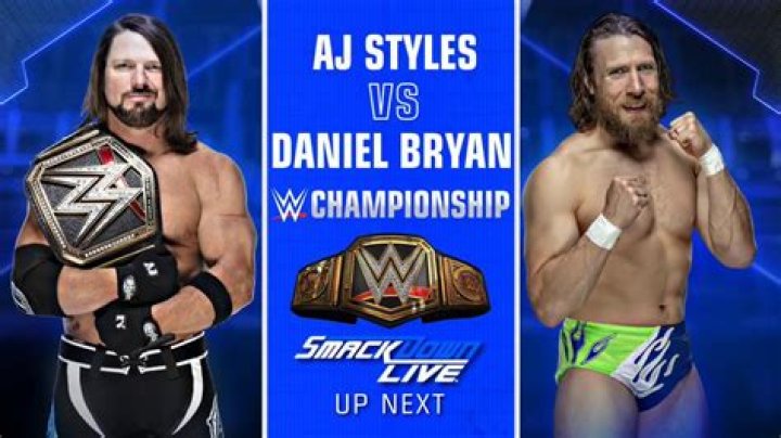 Daniel Bryan v AJ Styles November 13, 2018 SmackDown Cropped