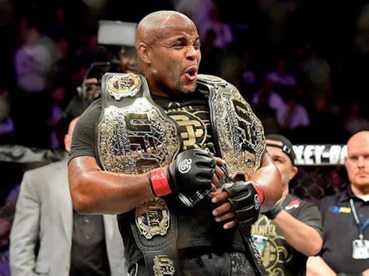 Daniel Cormier UFC championship belts