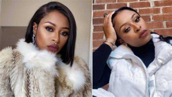 DJ Zinhle, exhausted, taking a break. DJ Zinhle, exhausted, taking a break.