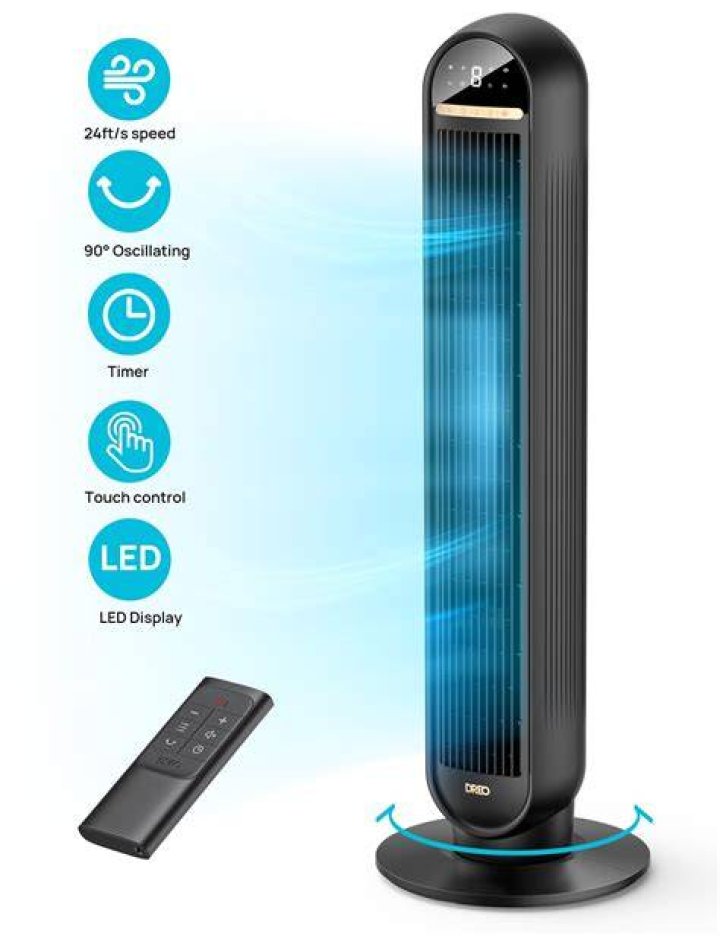 Dreo 120° Oscillating Tower Fan, 42 Inch Dreo 120° Oscillating Tower Fan, 42 Inch
