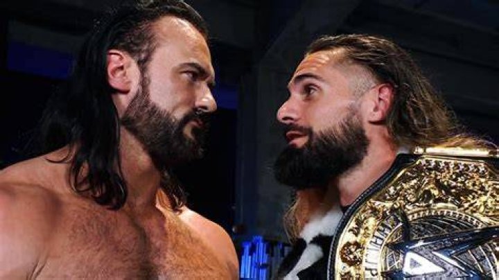 Drew McIntyre v Seth Rollins Money in the Bank 2020 Cropped