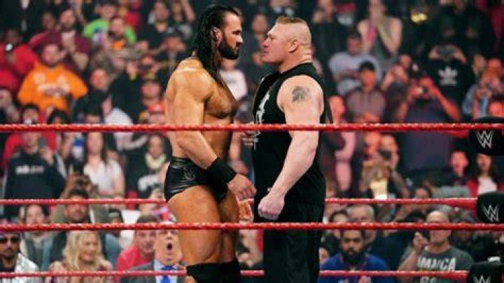 Drew McIntyre versus Brock Lesnar Wrestlemania 36
