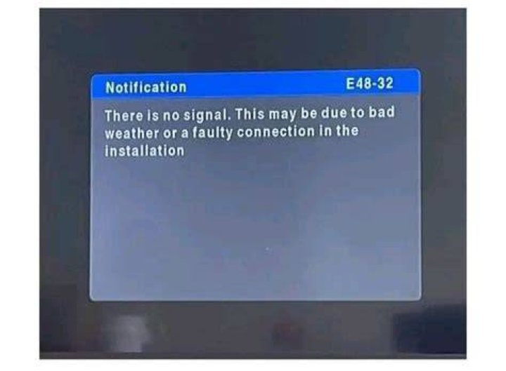 dstv error - no signal due to bad weather dstv error - no signal due to bad weather
