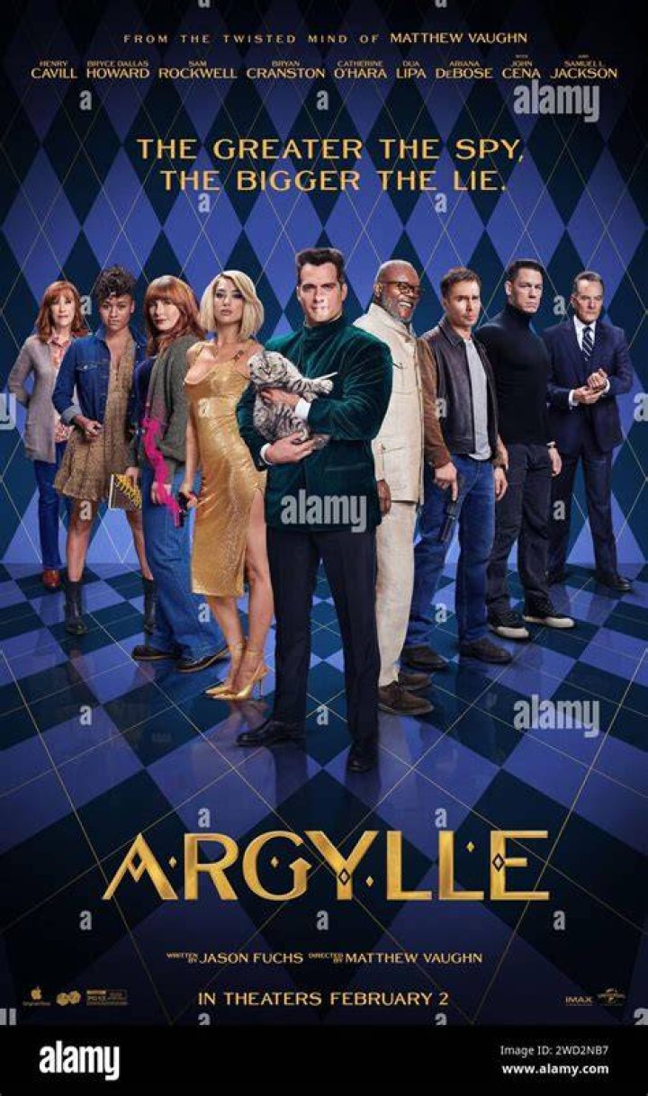 Dua Lipa and Henry Cavill in Argylle and Henry Cavill in The Man From UNCLE