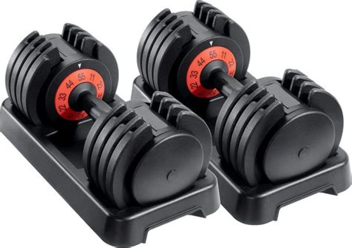 Dumbbells Adjustable Dumbbells, Dumbbell Weights, Hex, Rubber, Cast Iron