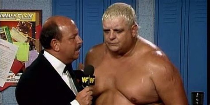 Dusty Rhodes getting spiked at Starrcade 88
