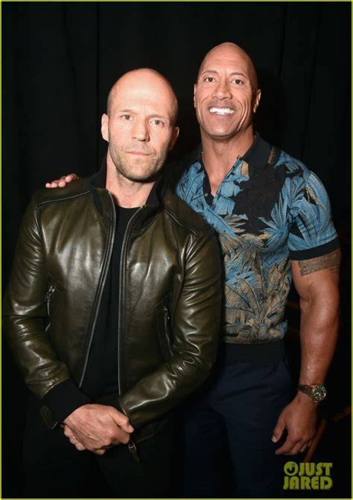 Dwayne Johnson and Jason Statham in Hobbs and Shaw