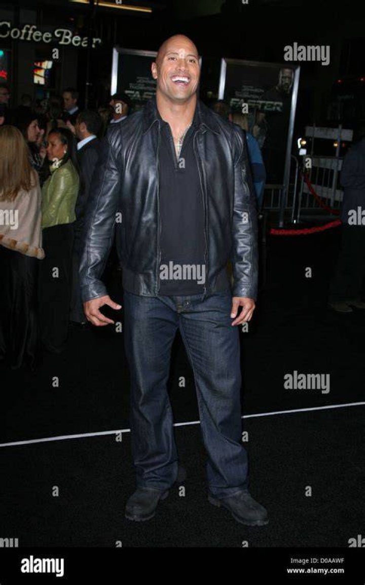 Dwayne Johnson Los Angeles Premiere Race Stock Photo 105720497