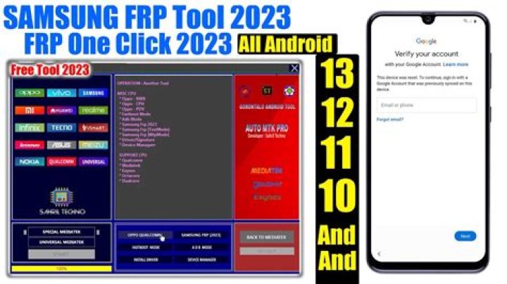 FRP Remove Android All Device Tool Latest Version Free Download 2022