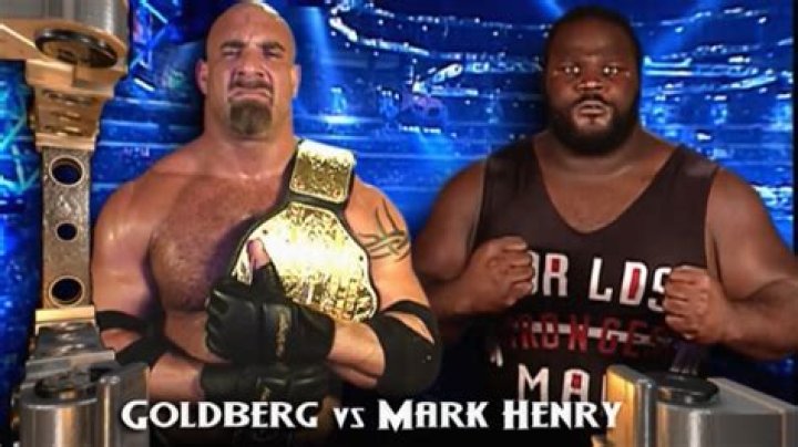 Goldberg v Mark Henry Raw October 6, 2003 Cropped
