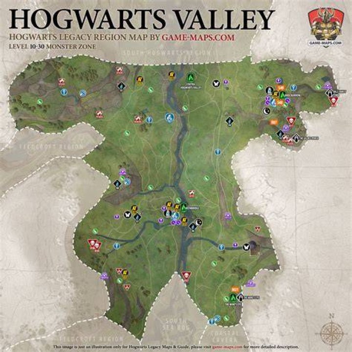 Hogwarts Legacy Hogwarts Valley & Feldcroft Landing Platforms