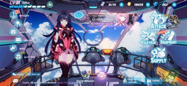 Honkai Impact 3rd Account screen