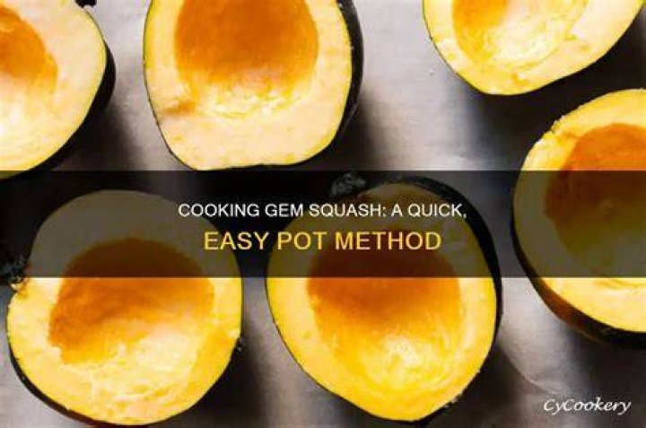 How to cook gem squash How to cook gem squash