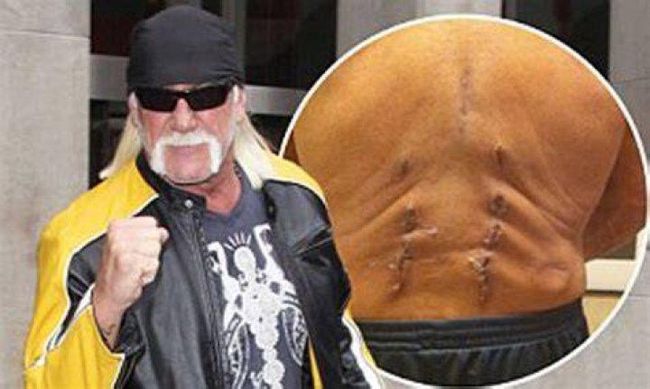 Hulk Hogan back tattoo 