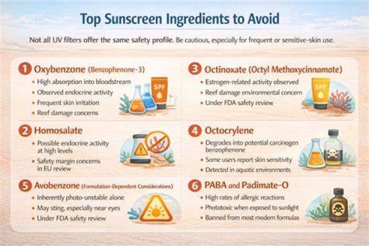 Ingredients You Should Avoid When Shopping For Sunscreen