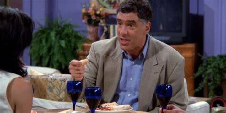 Jack Geller eating dinner at Monica's Friends