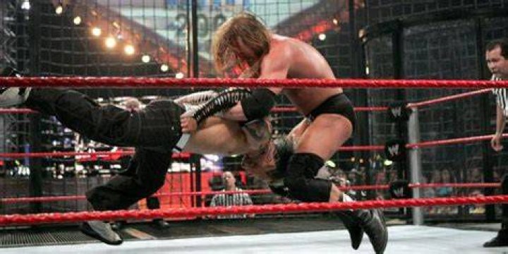 JBL v Shawn Michaels v Chris Jericho v Randy Orton Raw December 29, 2008 Cropped